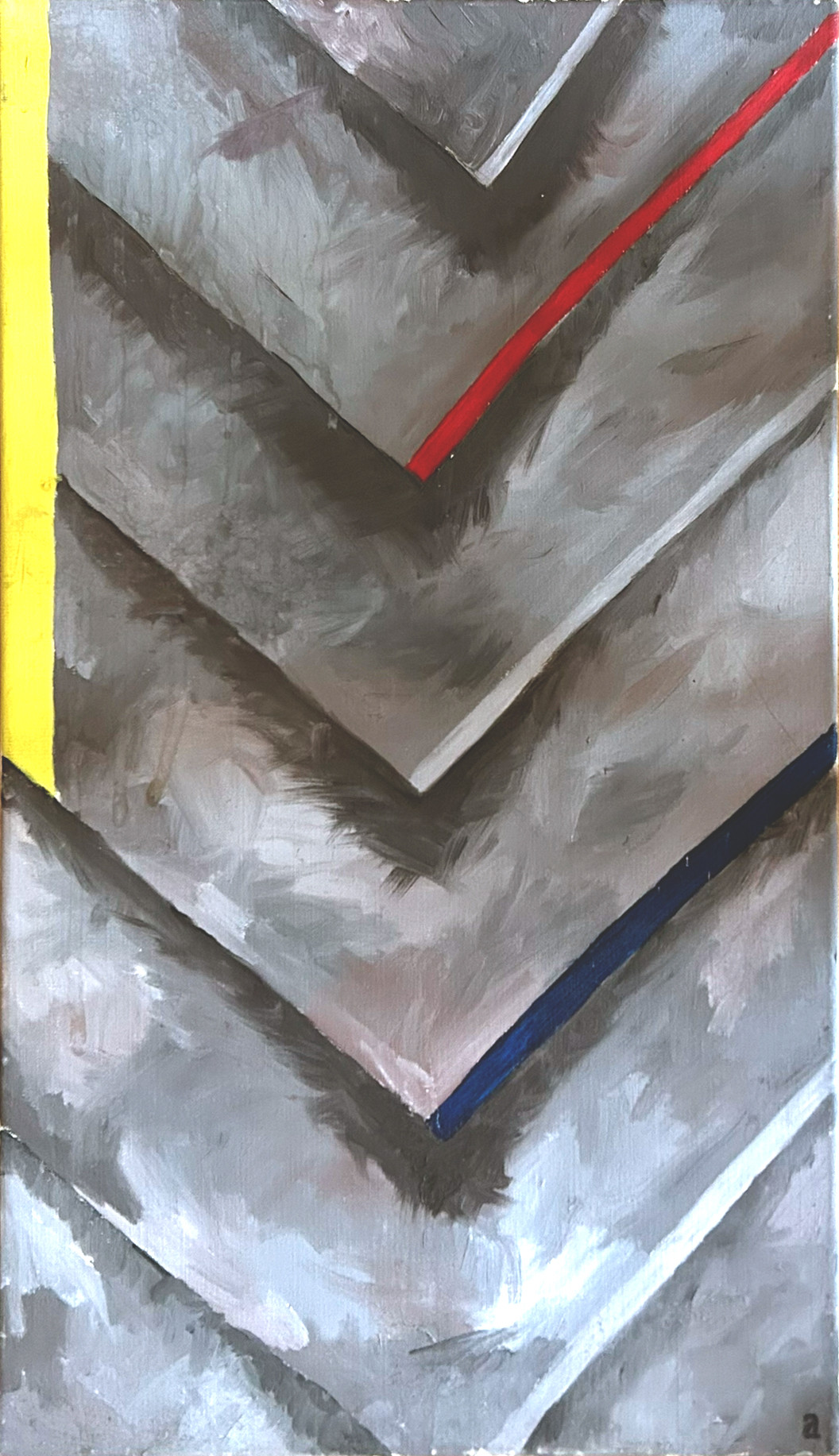 Ästhetik des Bösen, Öl auf Leinwand, 70 x 40 cm, November 1983